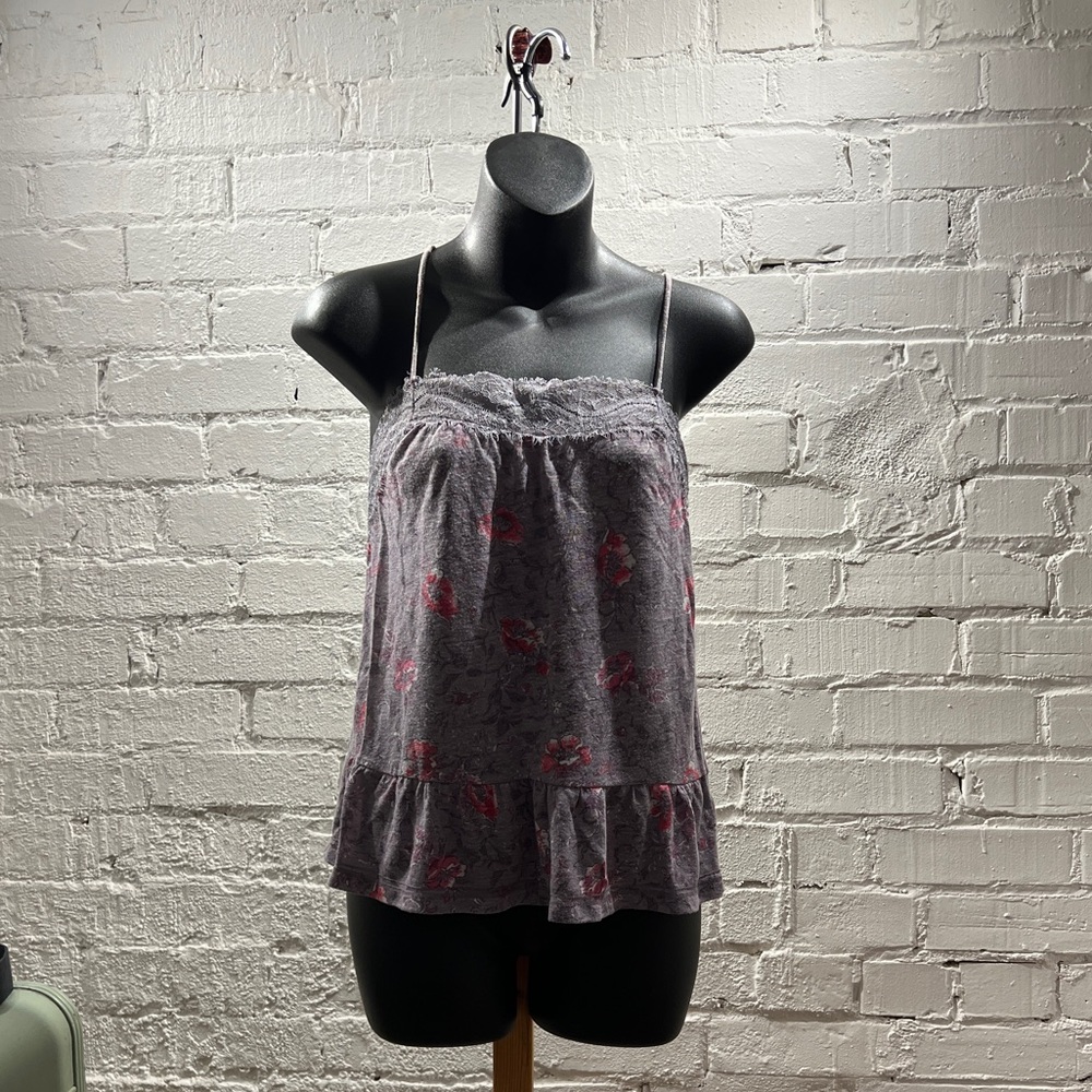 $5 ADD ON American Eagle Floral Tank Y2K